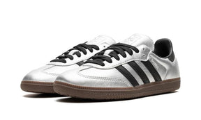 Adidas Samba Silver Metallic Black Gum